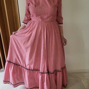 Red Gingham Dress